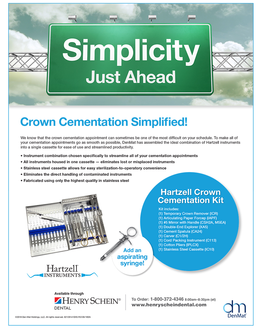 Hartzell Crown
Cementation Kit
